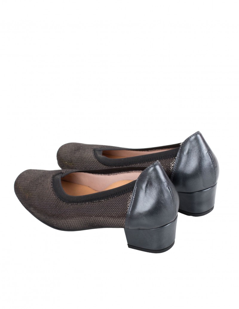Zapatos Negros Tacón Bajo