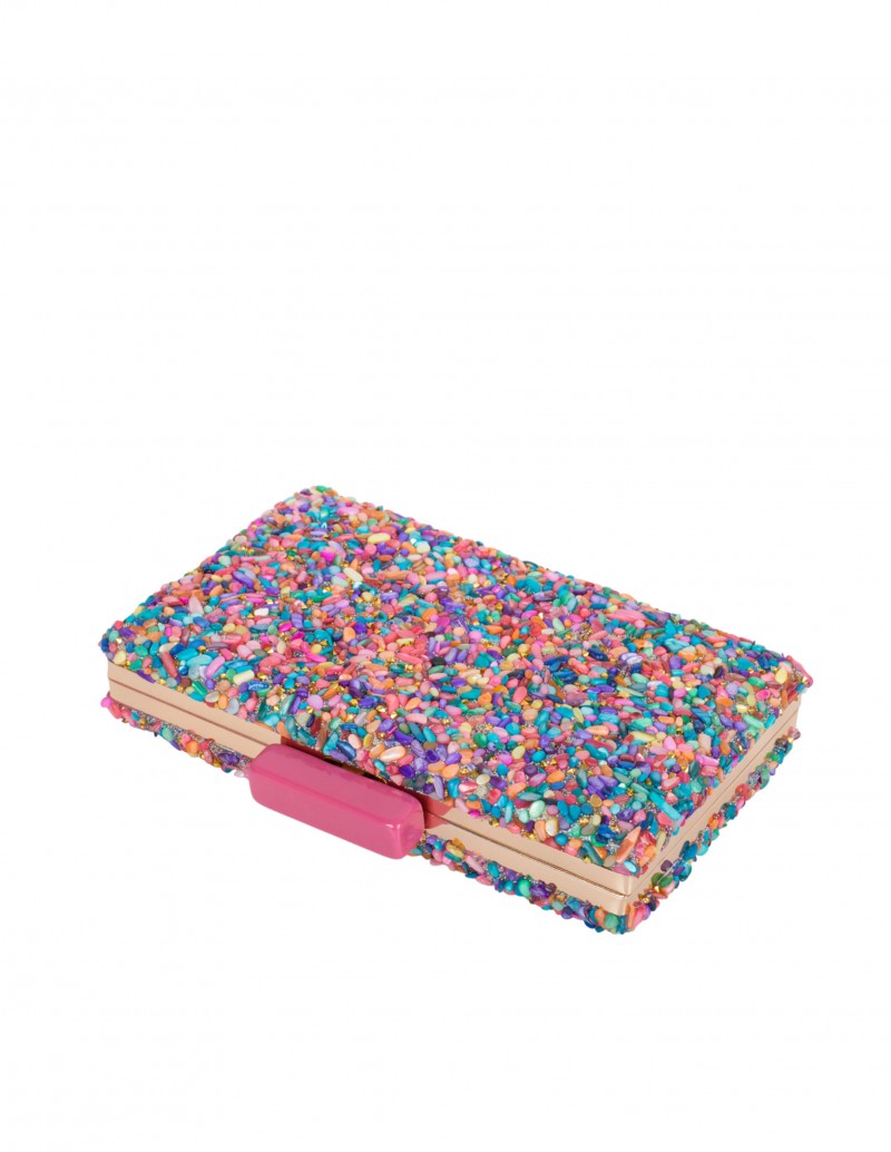 Clutch Fiesta Piedras Multicolor