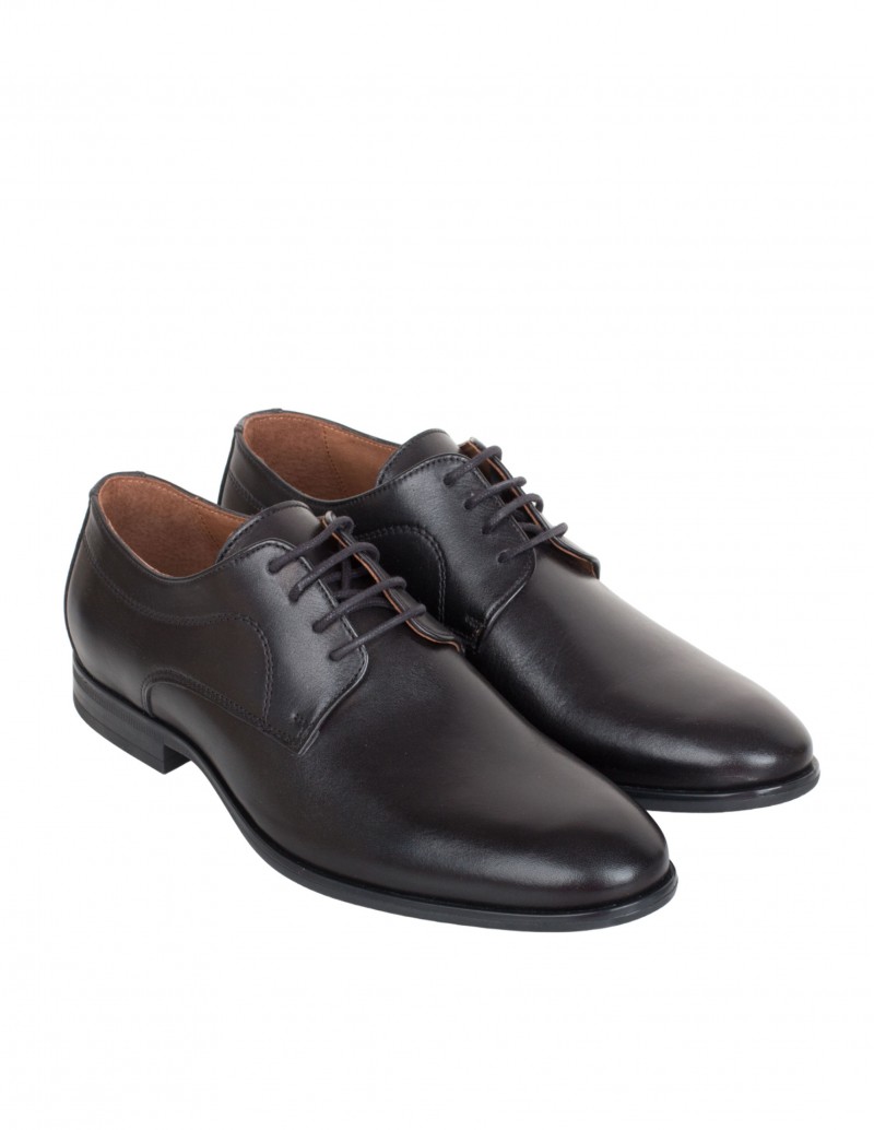 Zapatos Vestir Hombre Piel Negros