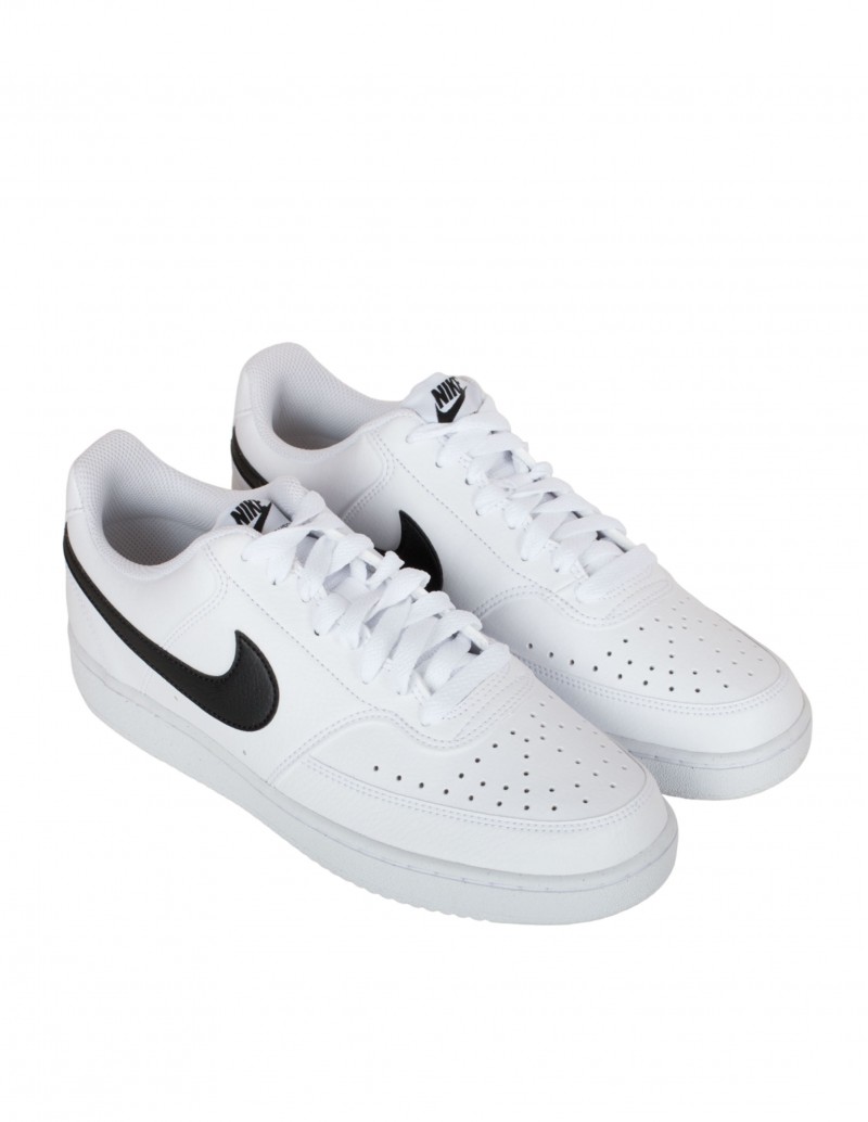 NIKE Court Vision Low Next Nature Blancas Logo Negro 2