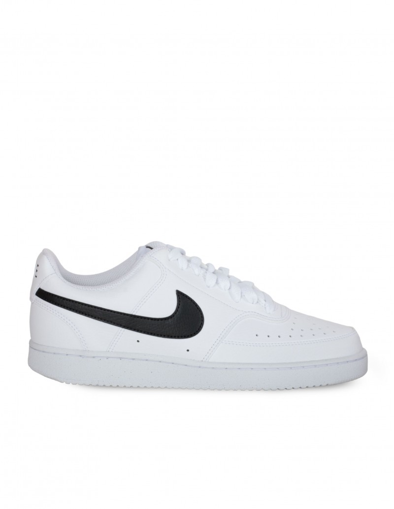 NIKE Court Vision Low Next Nature Blancas Logo Negro