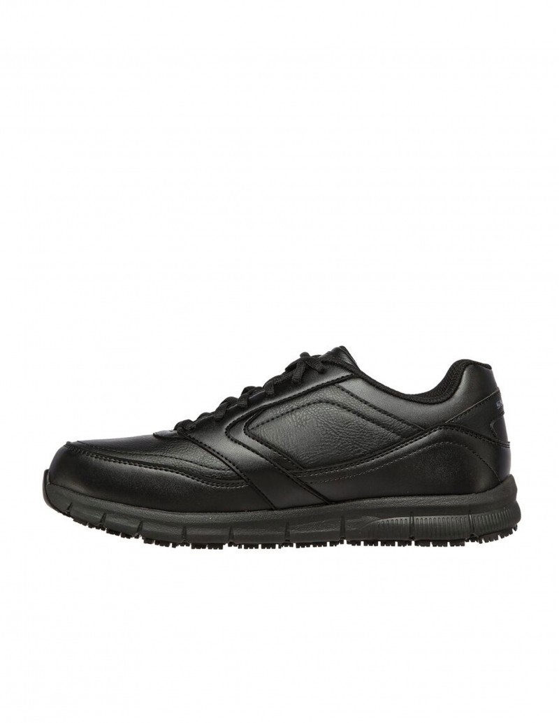 SKECHERS Zapatillas Trabajo Hombre Negras