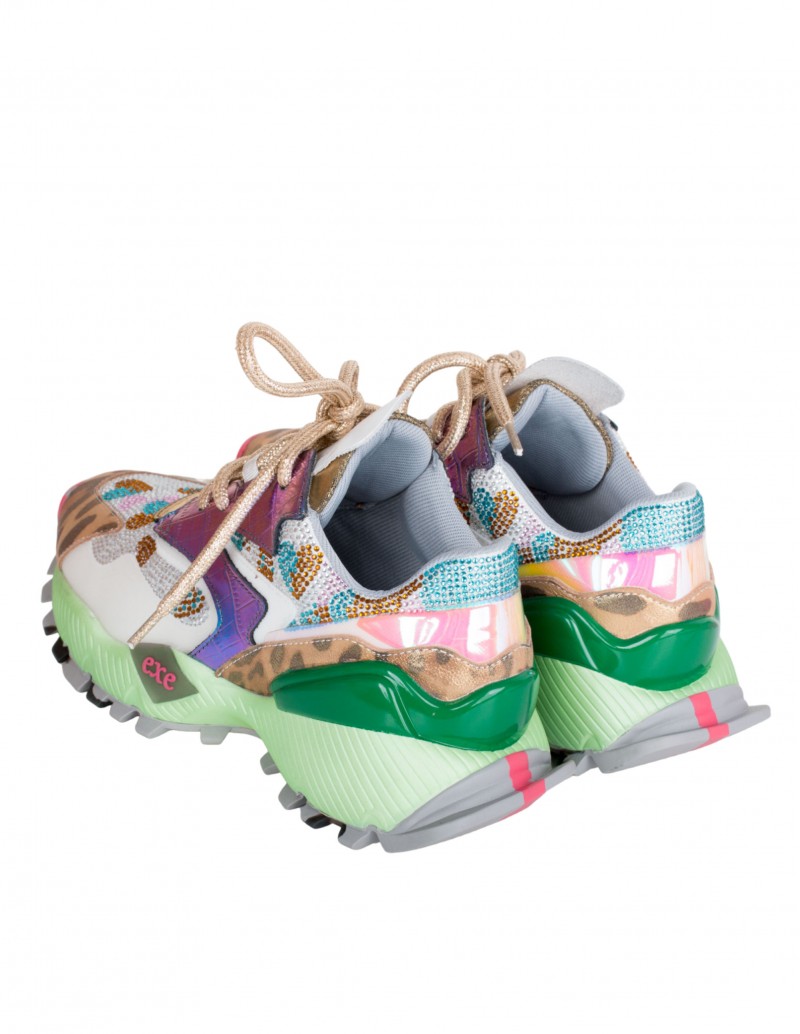 Deportivas Originales Mujer Plataforma Multicolor