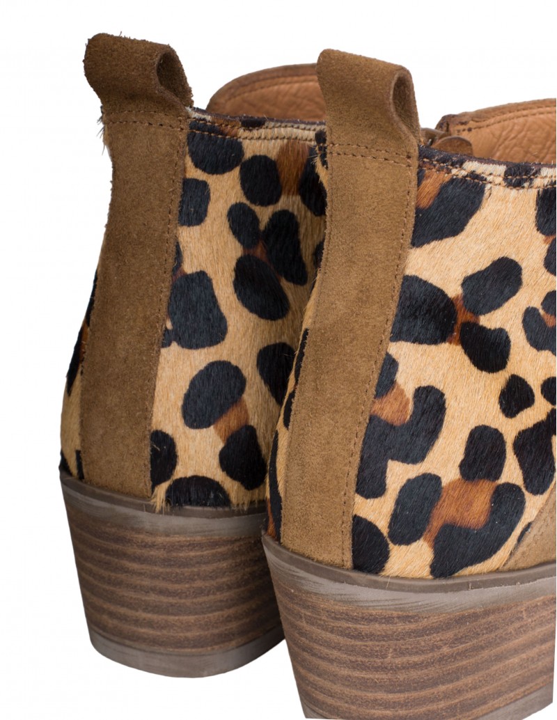 Botines Camperos trasera Leopardo