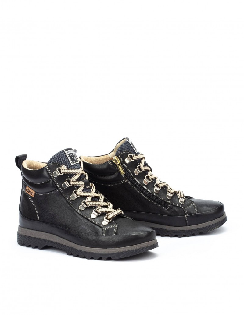 Botas Montaña Mujer Piel Negras