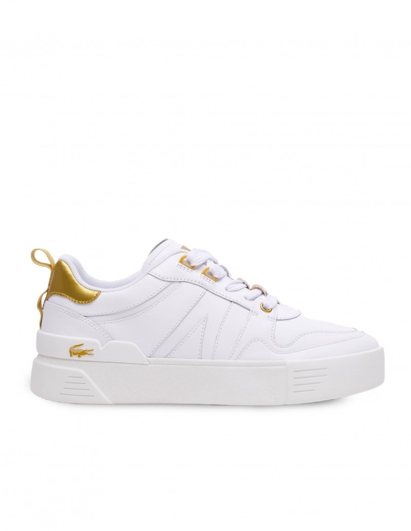 Zapatillas plataforma Blancas en Piel LACOSTE L002