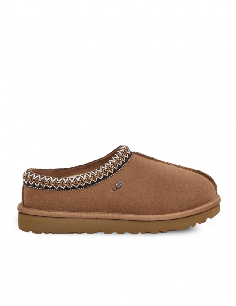 Zuecos Tasman Marrón Cuero de plataforma UGG