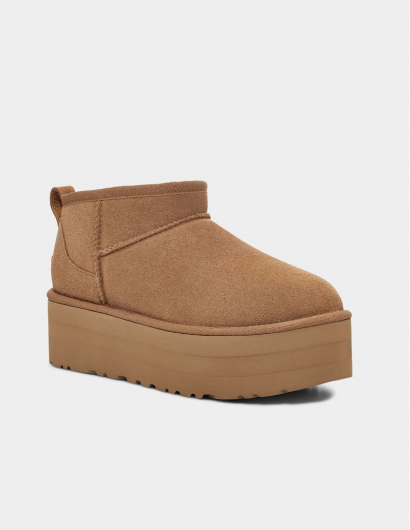 Botas Plataforma marrón Cuero UGG 2