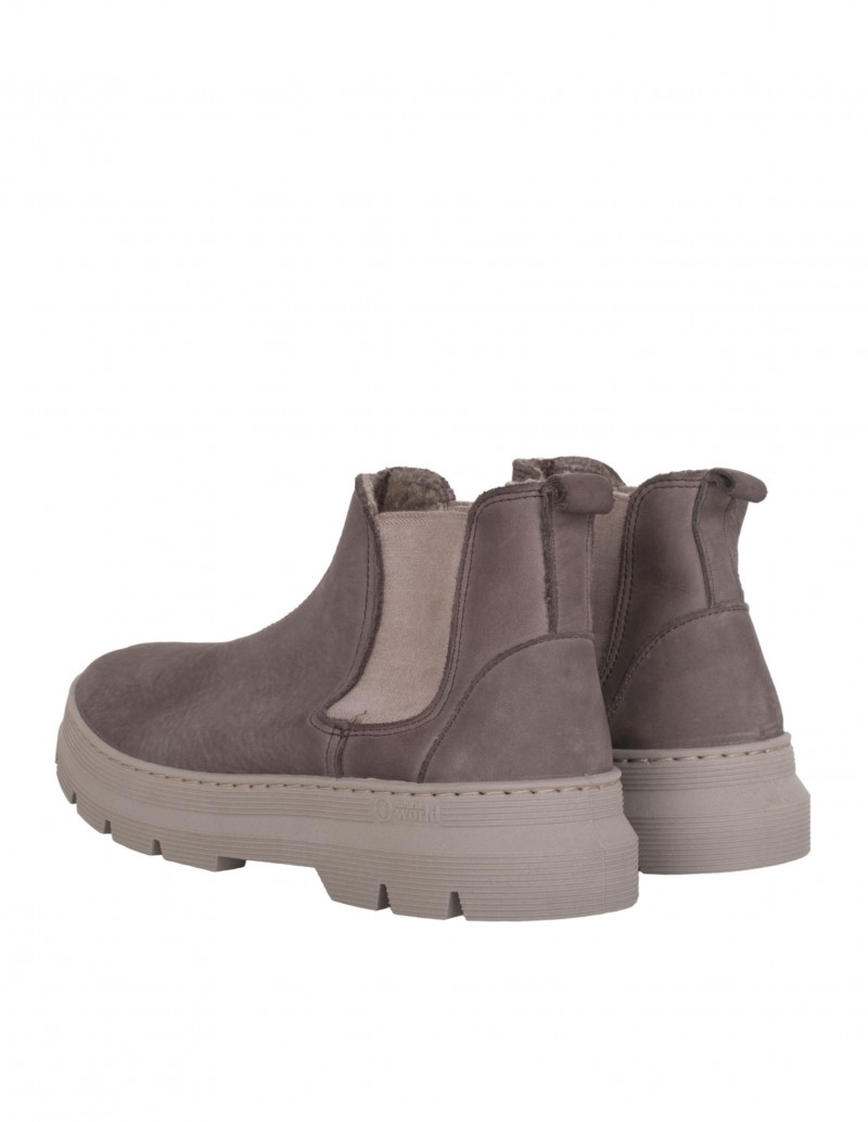 Botines hombre Taupe NATURAL WORLD