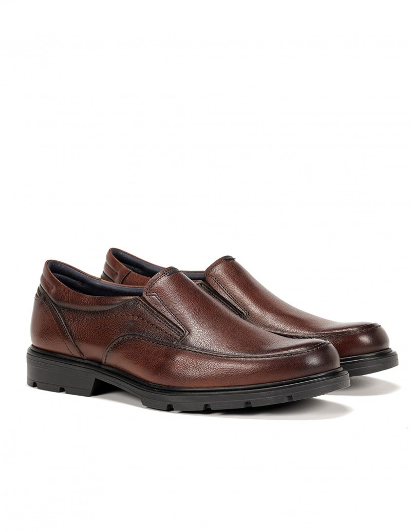 Zapatos Copete Piel Marrones FLUCHOS 2