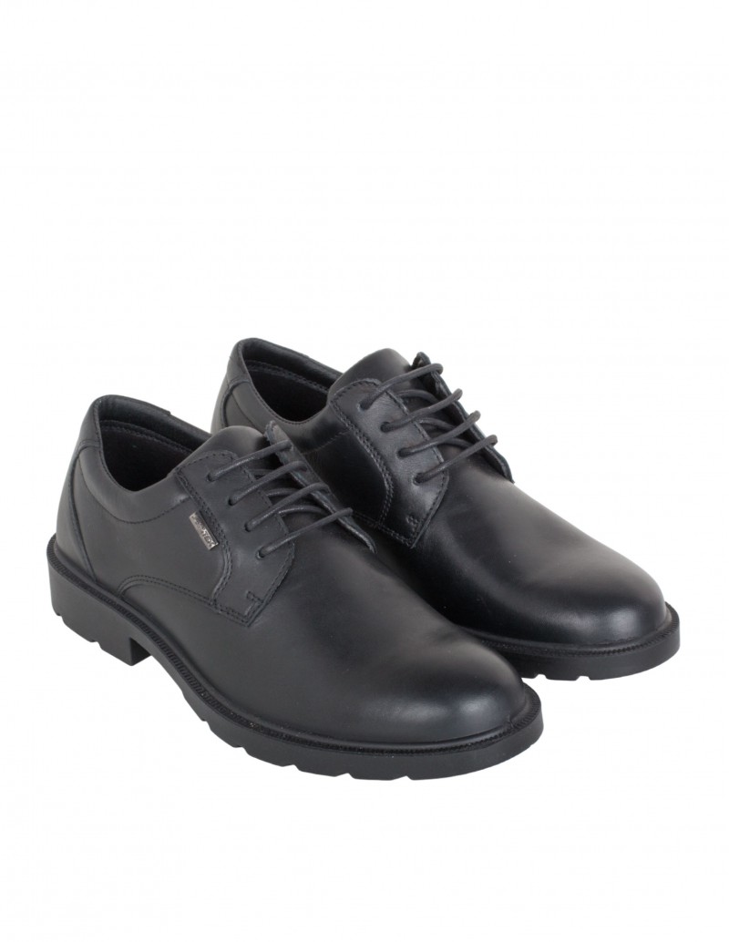 Zapatos Impermeables Piel Negro 2