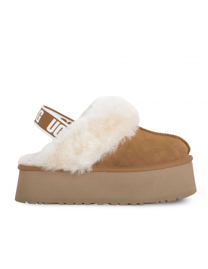 Zuecos Pelo Funkette Cuero UGG