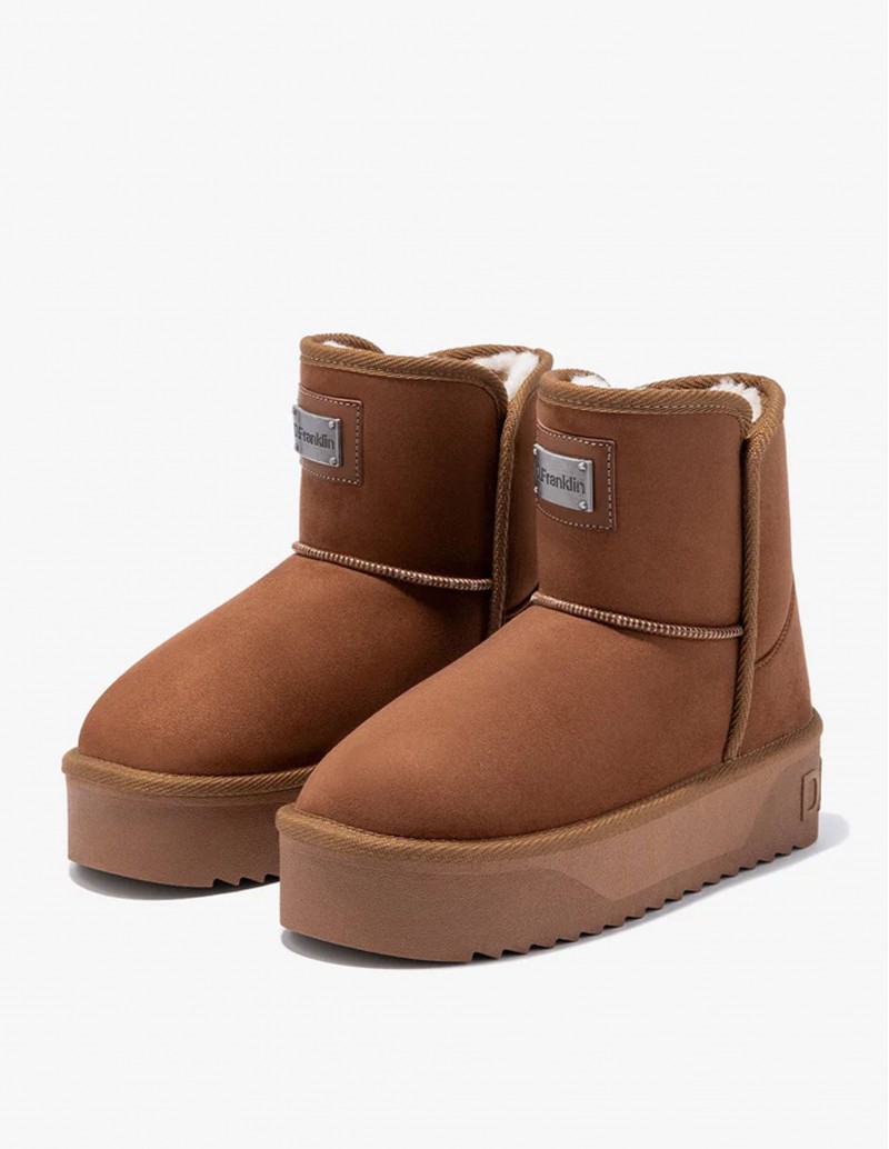 Botas Pelo Plataforma Cuero D. FRANKLIN 2