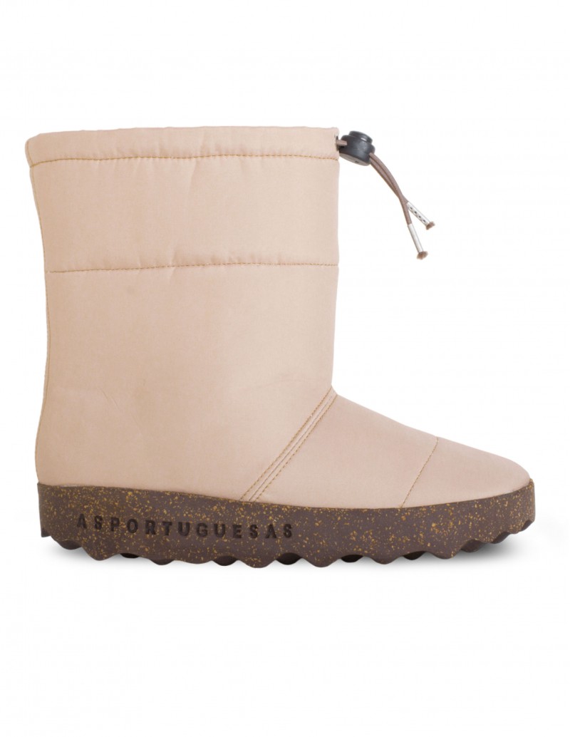 Botas Sostenibles Acolchados Beige ASPORTUGUESAS