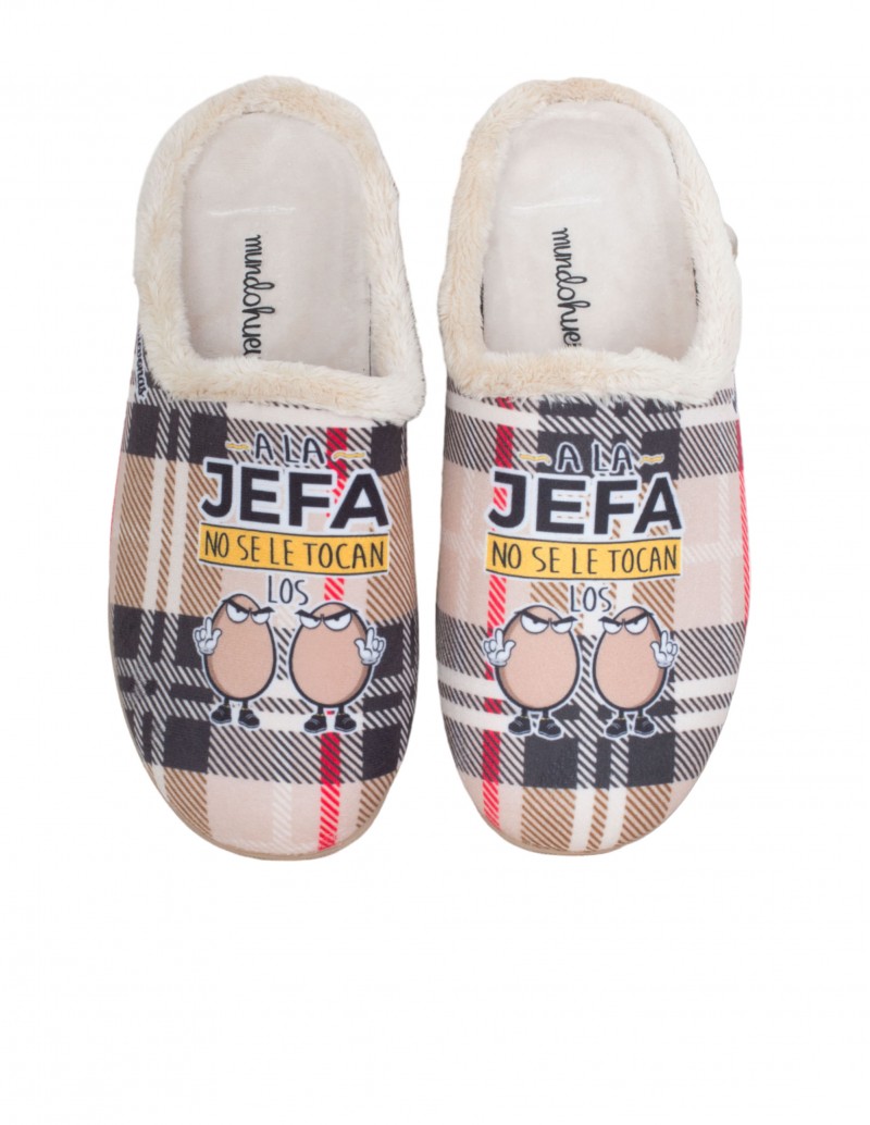 Zapatillas Casa A La Jefa No Se Le Tocan Los Huevos