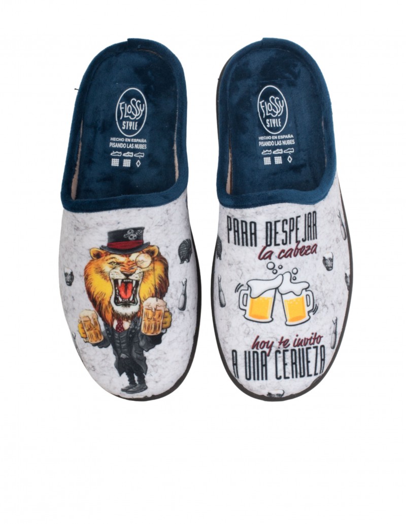 Zapatillas Casa Hombre Te Invito A Una Cerveza