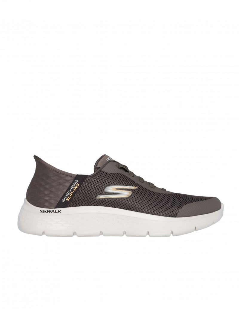Zapatillas SKECHERS Slip-Ins Go Walk Flex Hands Up Marrones
