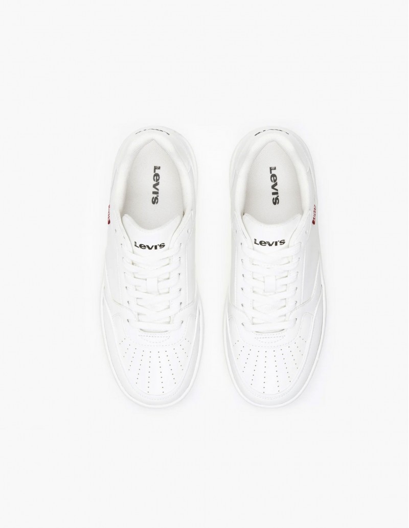 sneakers blancas de plataforma mujer