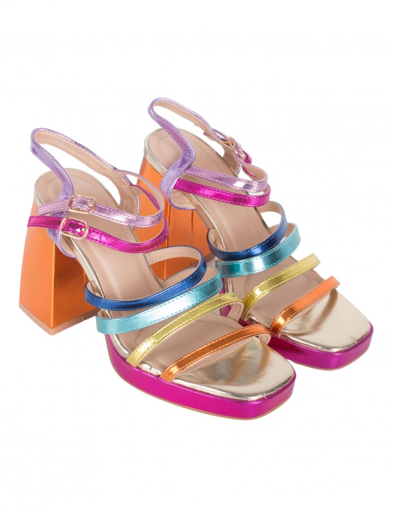 Sandalias Fiesta Colores Metalizadas 2