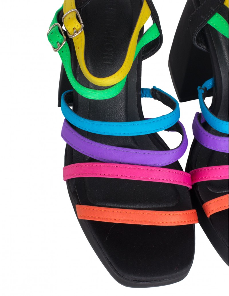 Comprar sandalias de fiesta de colores para mujer