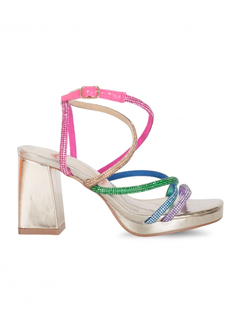 Sandalias Fiesta Colores Brillos