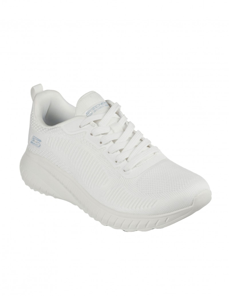 Zapatillas SKECHERS Bobs Sport Squad Chaos blancas 2
