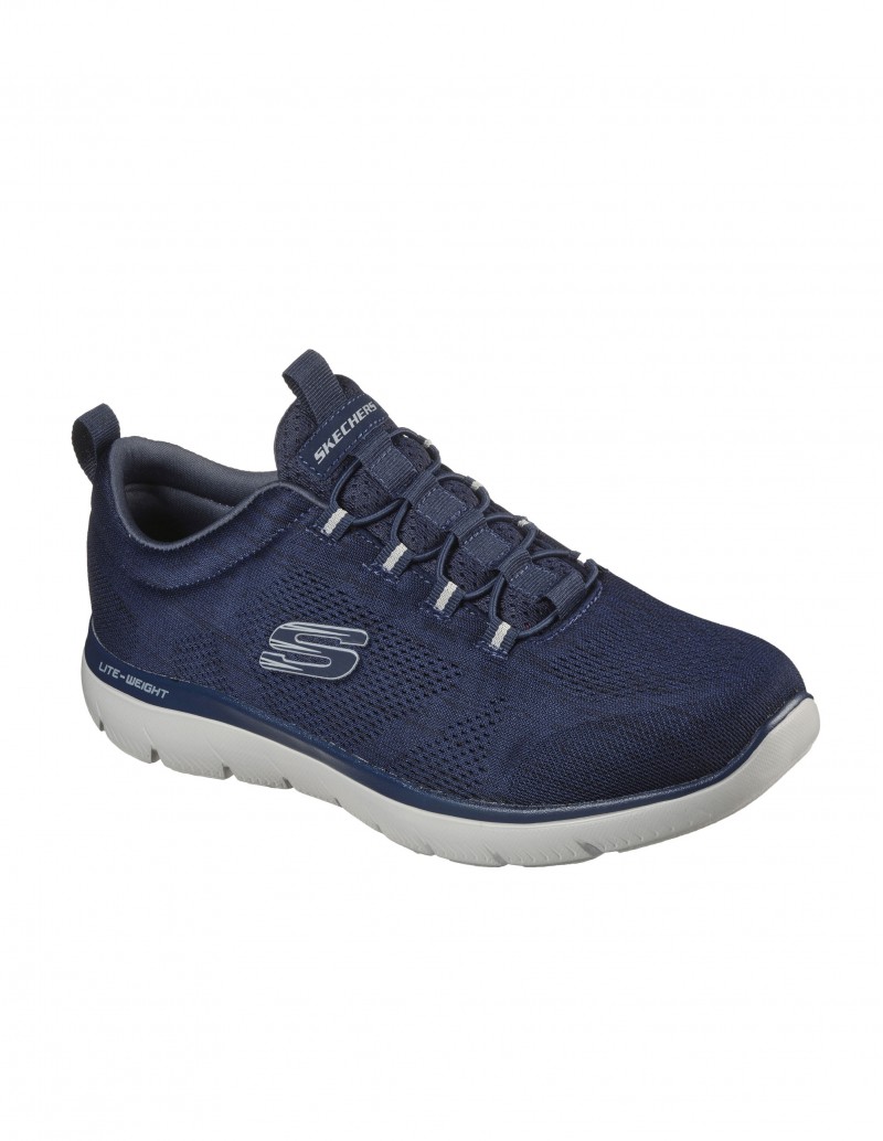 Comprar zapatillas deportivas Skechers para hombre azul marino 2