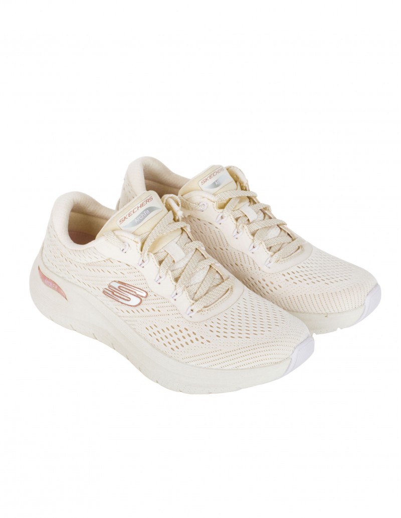 Zapatillas de la marca SKECHERS modelo Arch Fit 2.0 color beige 2