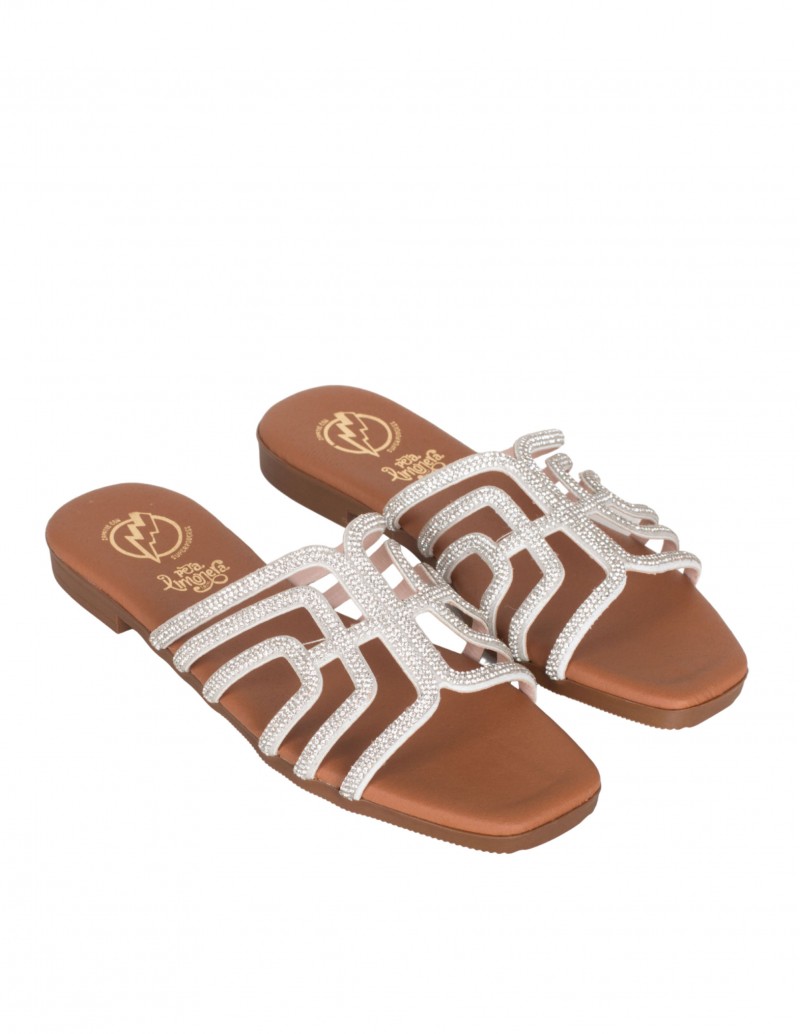 Sandalias Planas Brillos... 2