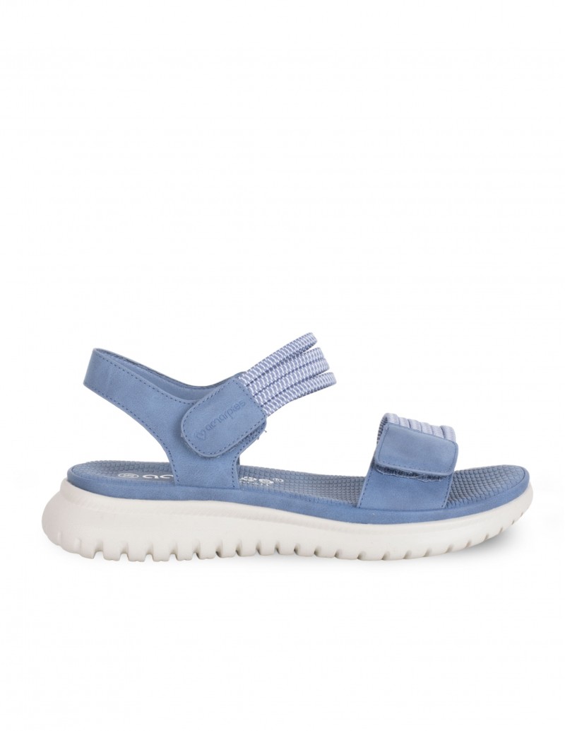 Sandalias deportivas azules para mujer Amarpies