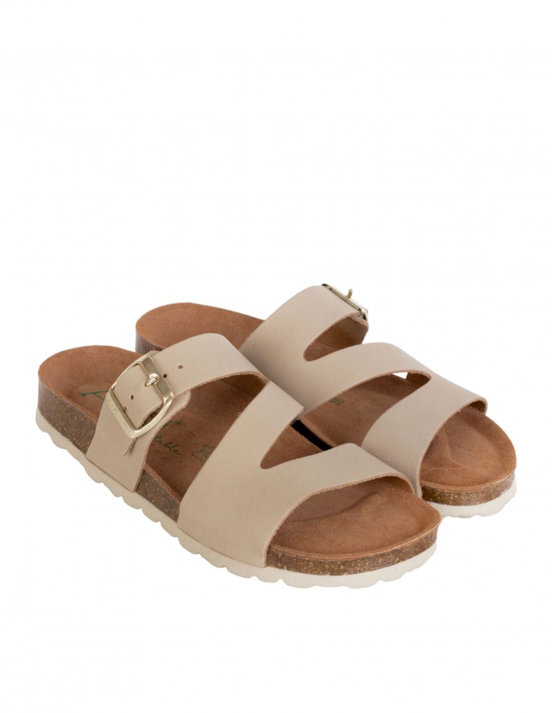 Sandalias Bio Tiras Beige... 2