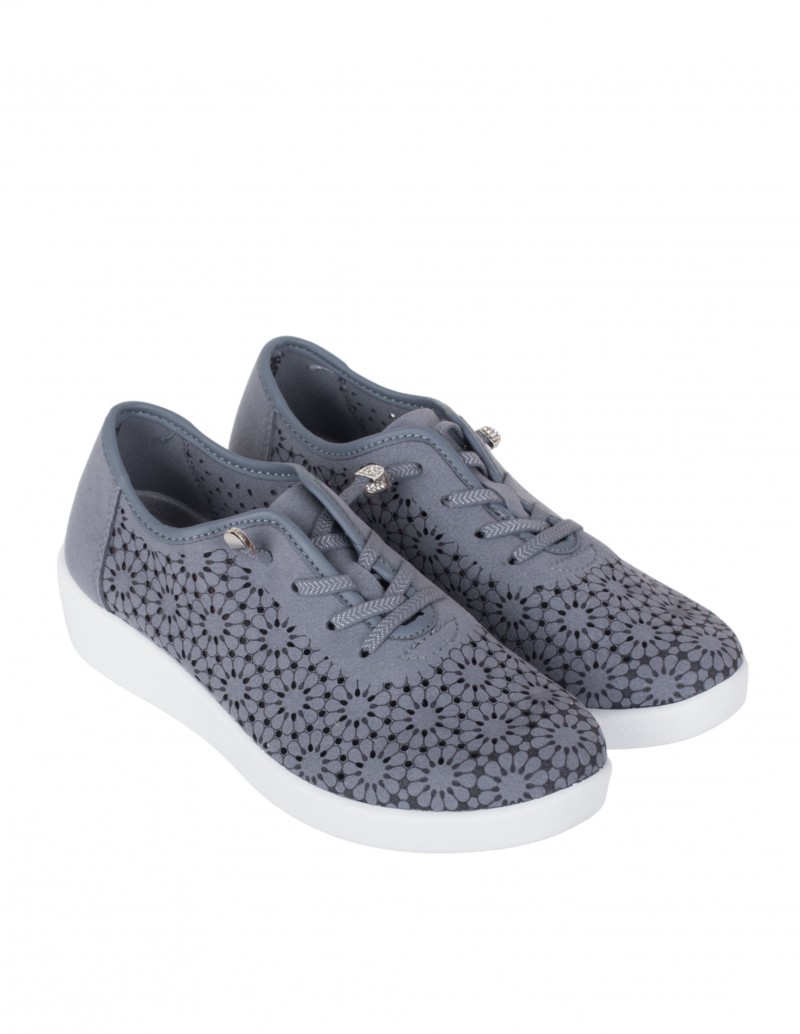 Deportivas caladas para mujer azul marino Doctor Cutillas 2