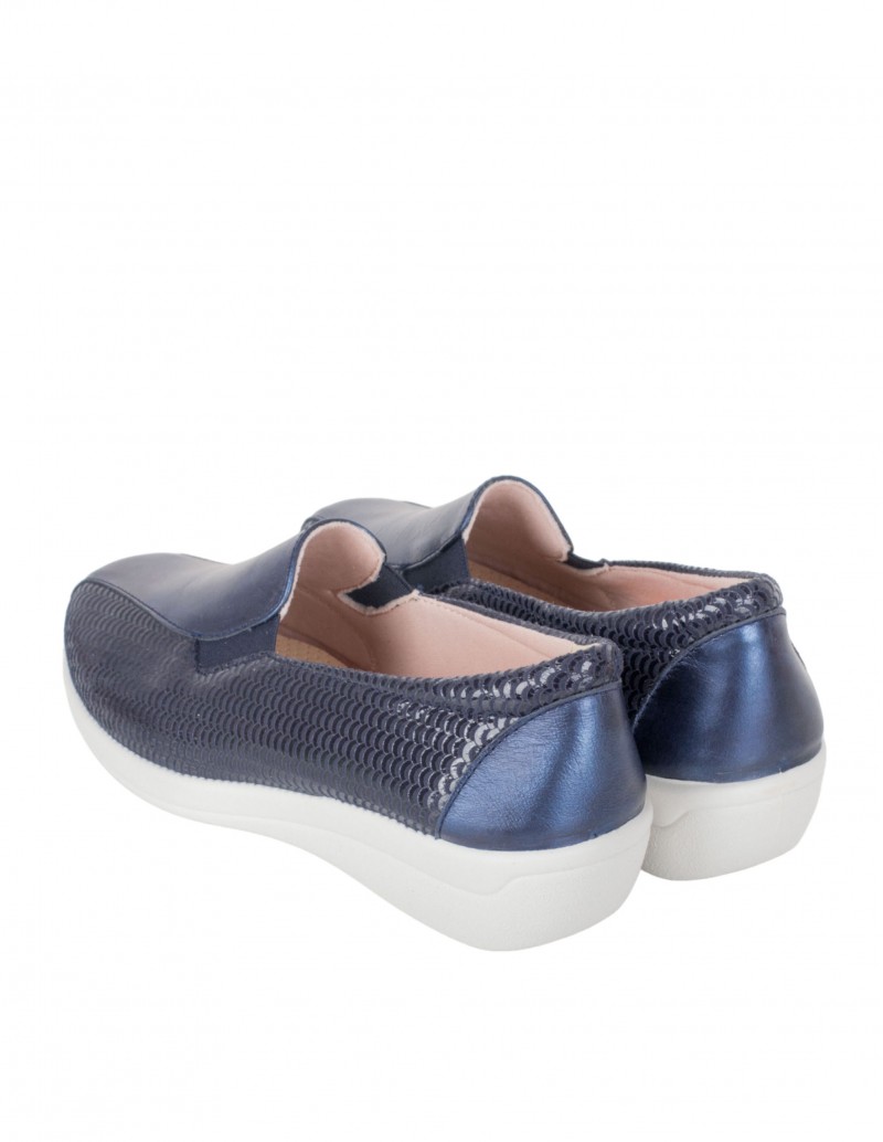Comprar zapatos con cuña azul marino para mujer Doctor Cutillas