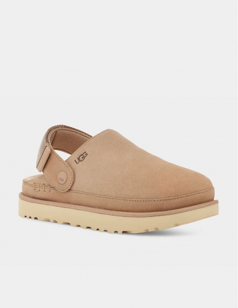 Zueco UGG beige para mujer Goldenstar