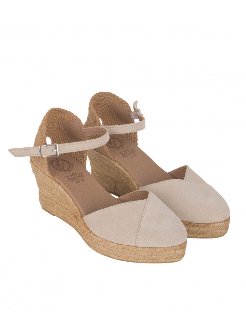 alpargatas hebilla beige 2