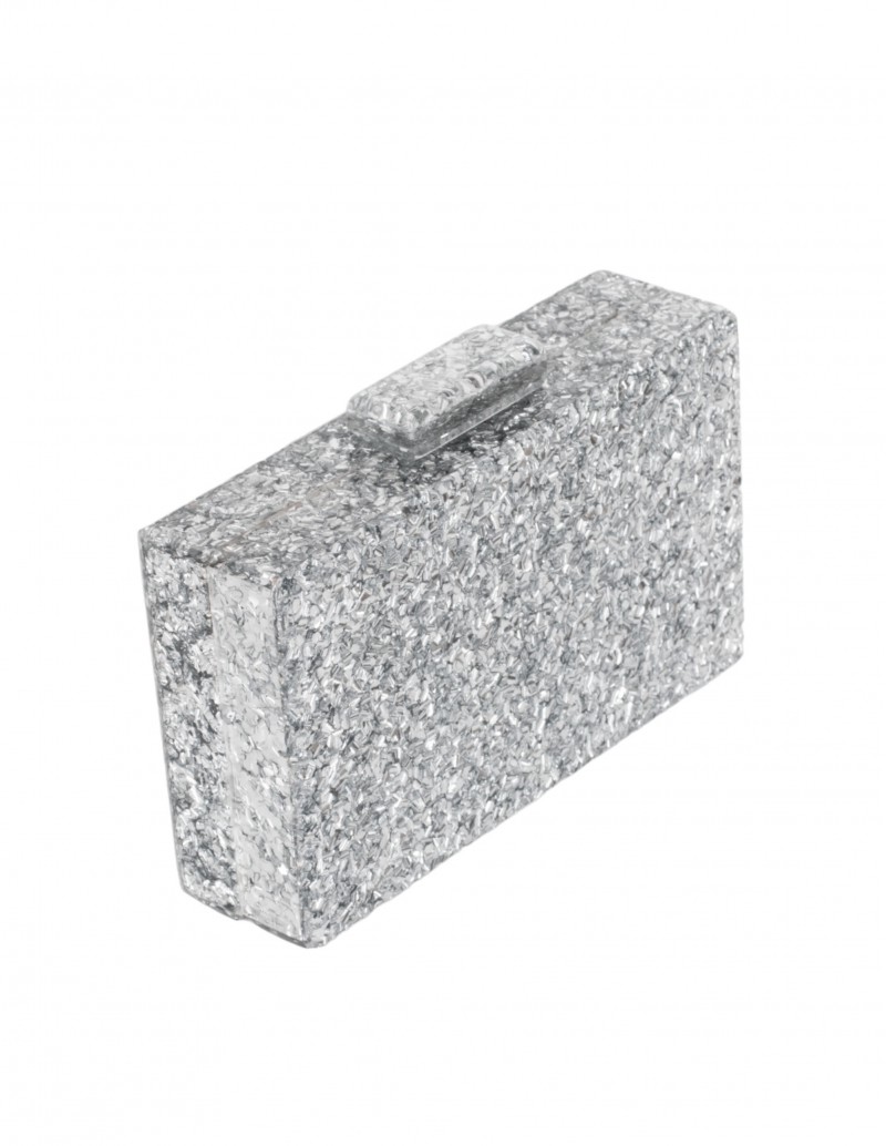 clutch fiesta confetti plateado 2