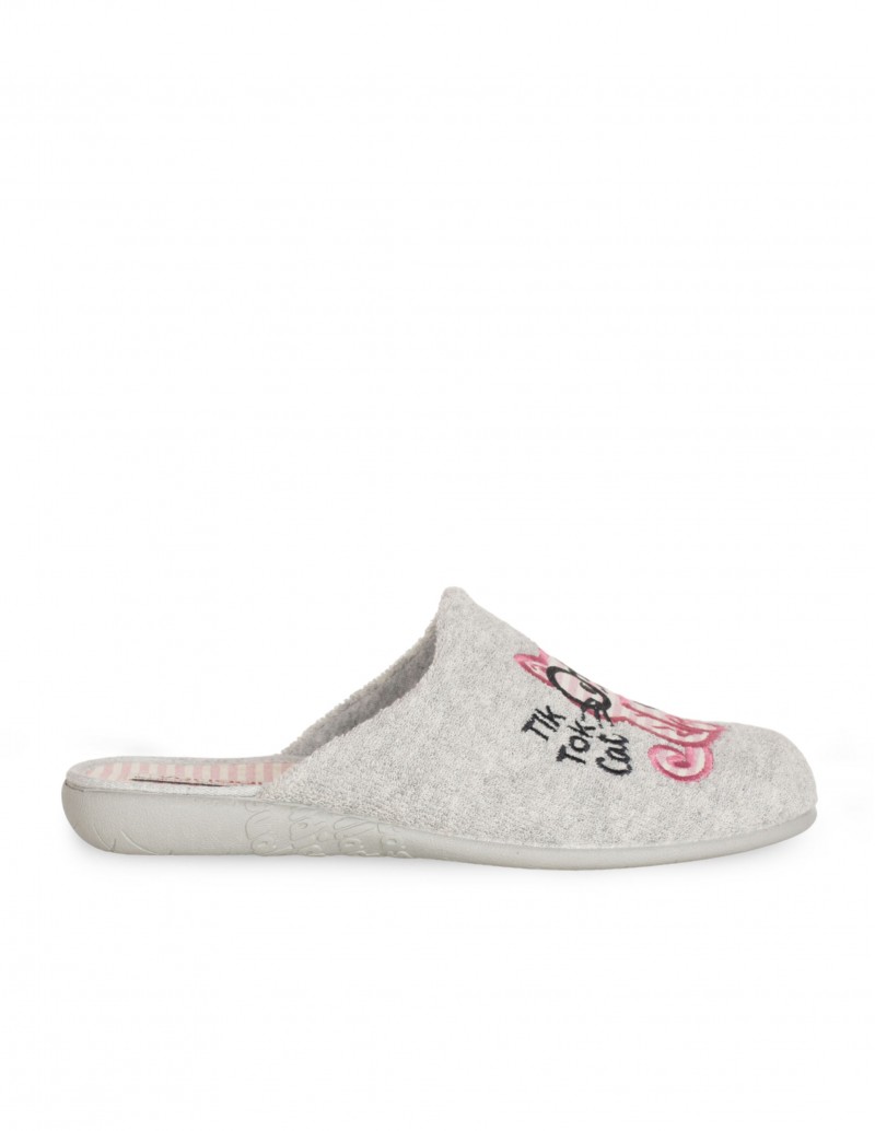 zapatillas de casa verano gris