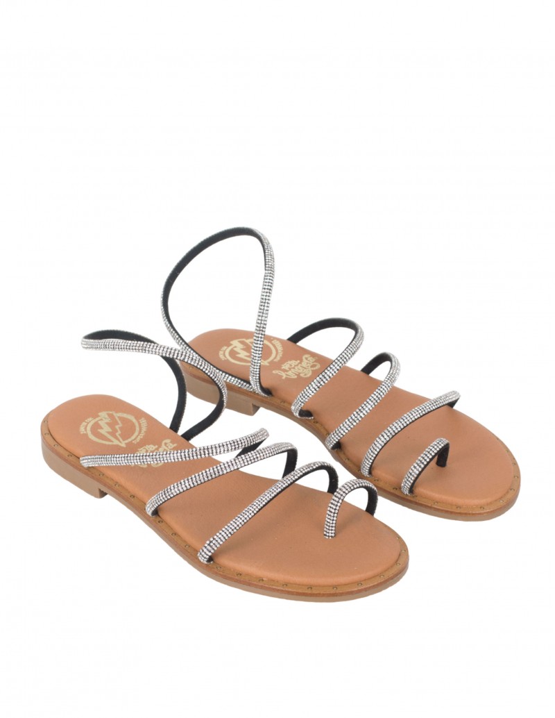 Sandalias Plateadas Fiesta Planas PERA LIMONERA 2