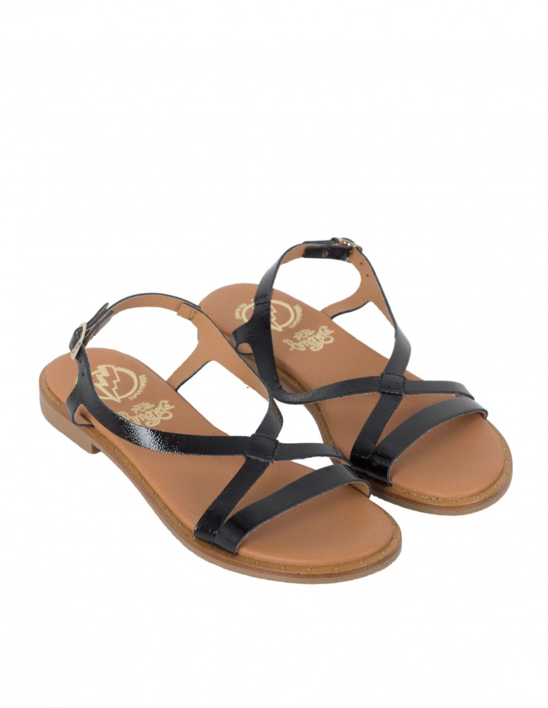 Sandalias Planas Negras... 2