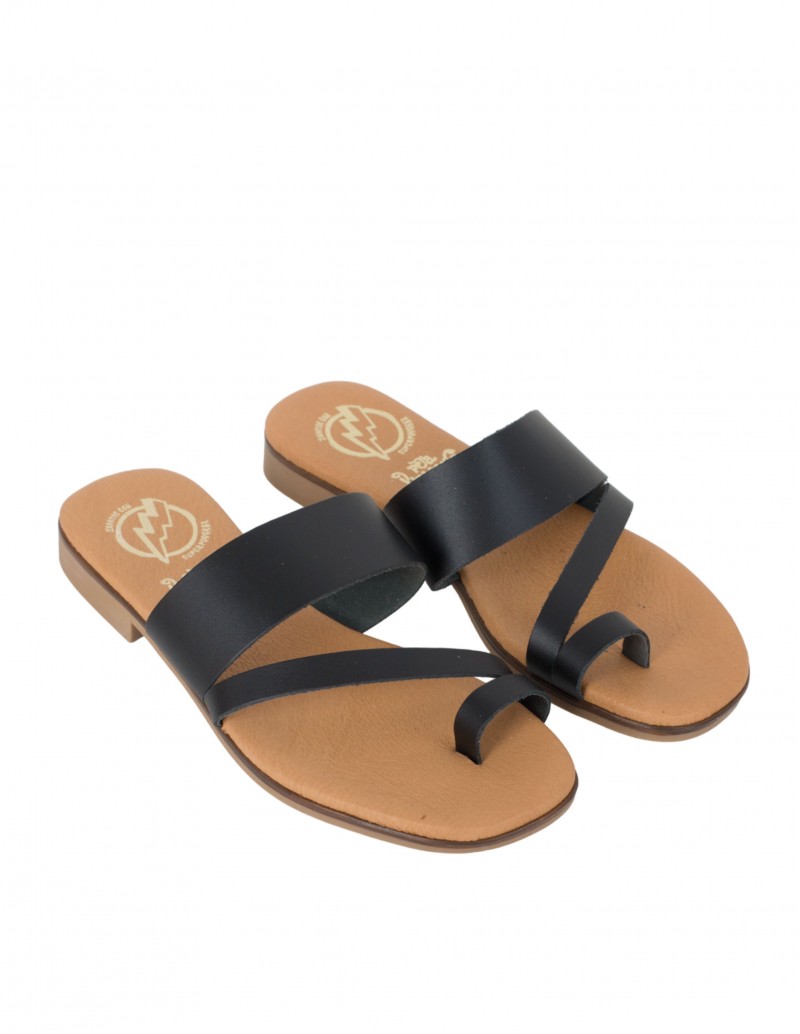 Sandalias Dedo Negras PERA LIMONERA 2