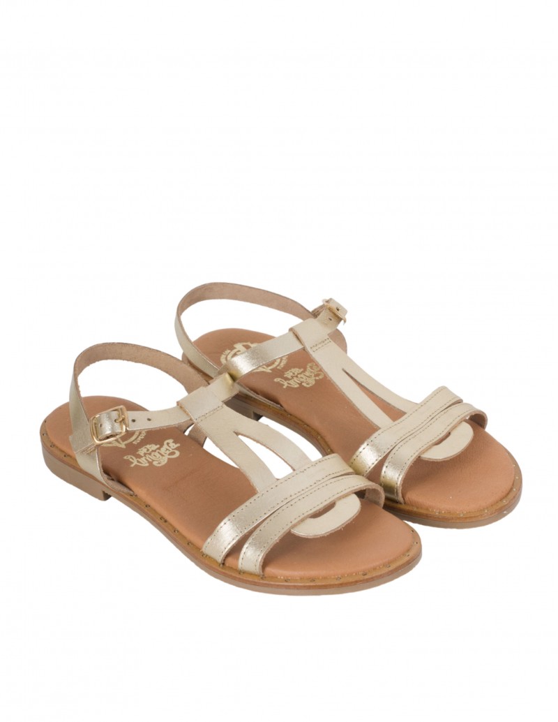 Sandalias Doradas Planas Sandalias Planas Comodas Mujer Sandalias