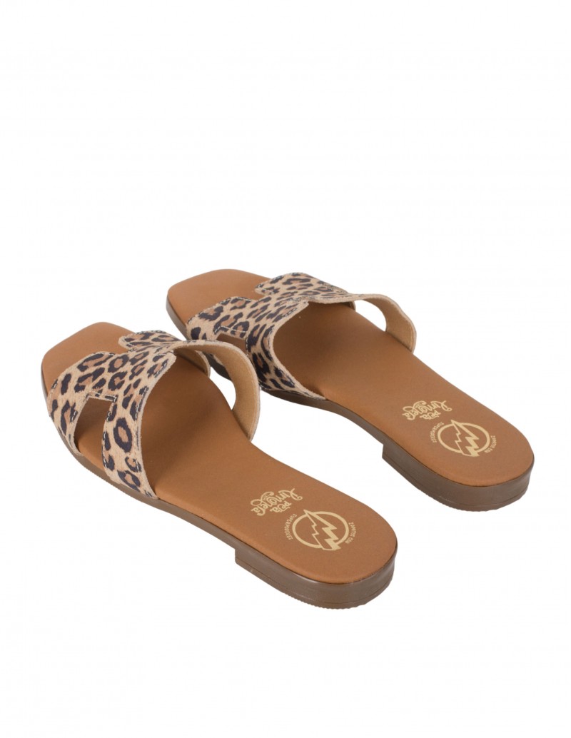 sandalias leopardo mujer