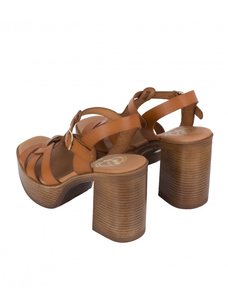 sandalias de cuero para mujer