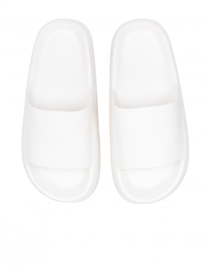 Chanclas Pala Chunky Blancas