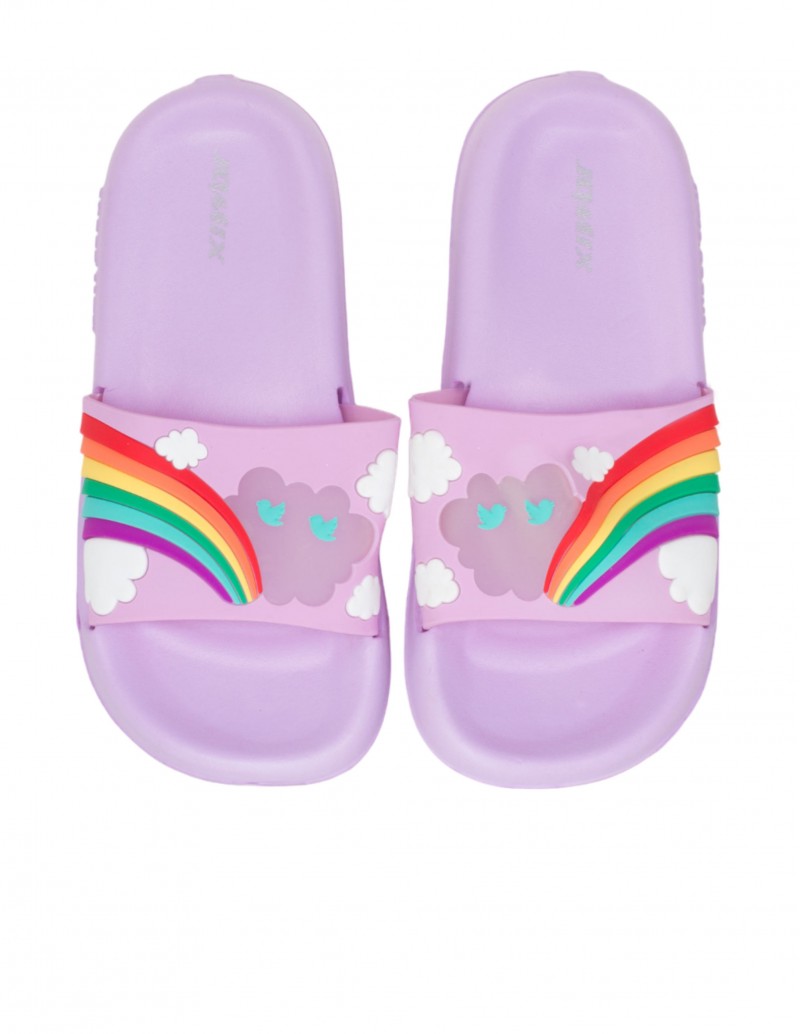 Chanclas Originales Arcoíris Lila