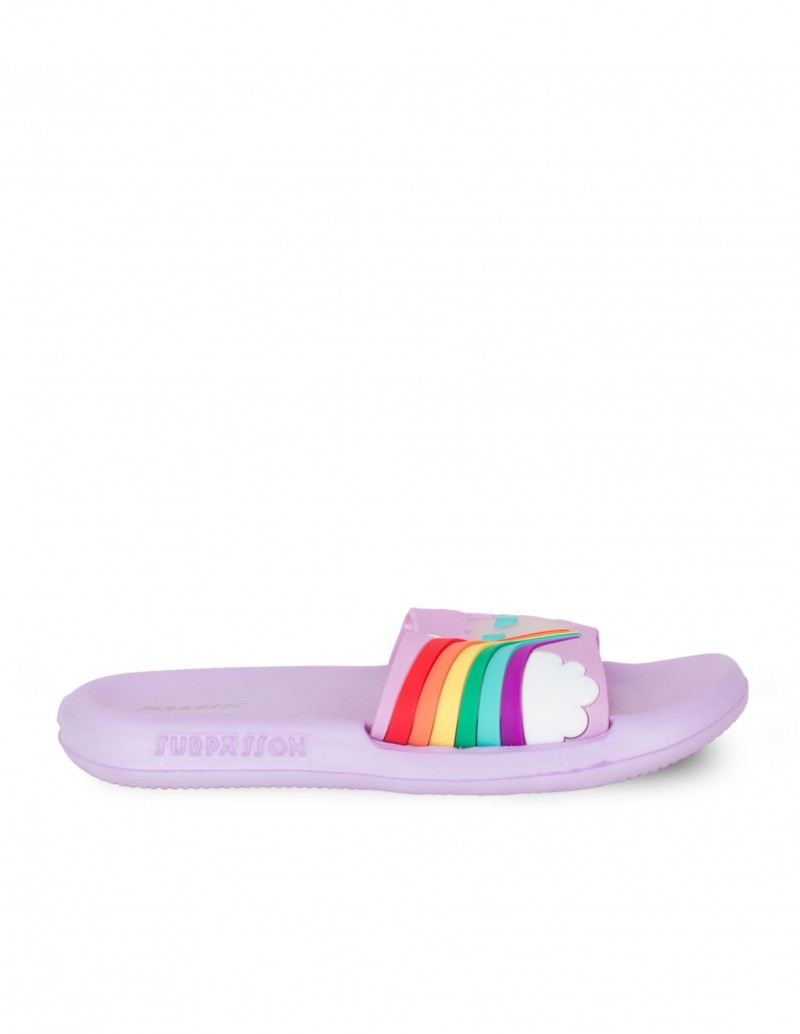 chanclas lila