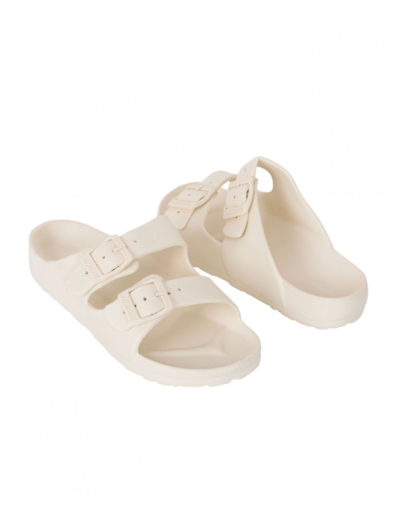 chanclas beige