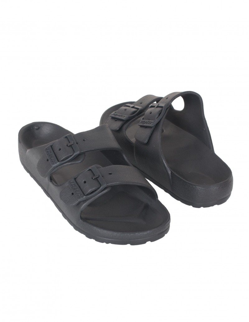 Chancla Hebillas Negro 2