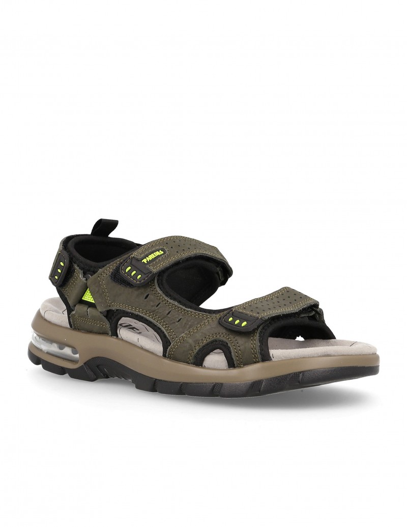 Sandalias Trekking PAREDES Hombre Verde 2