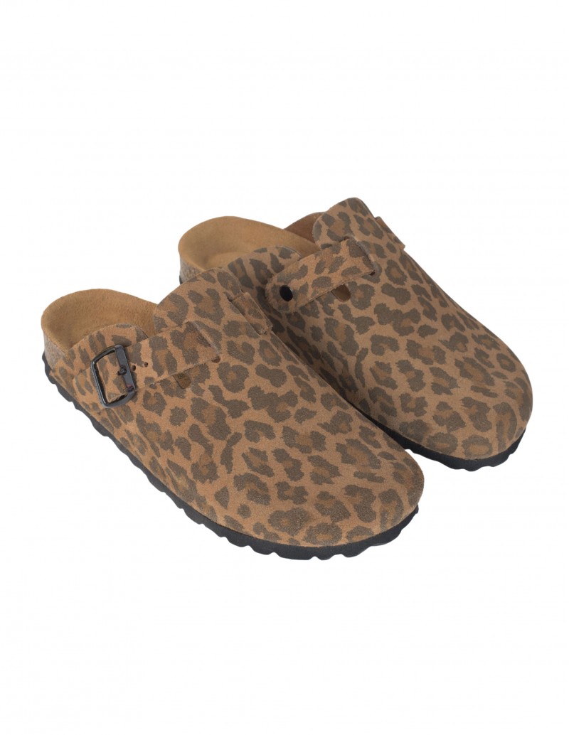 zuecos animal print para mujer 2